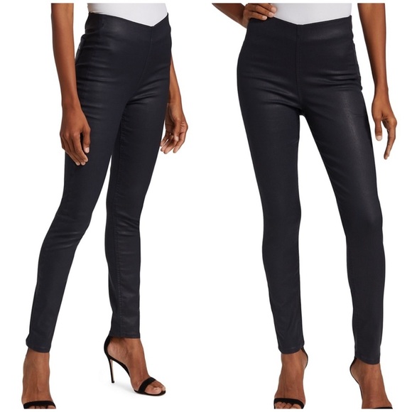 Rag & Bone navy high rise pull on skinny jeans - Picture 1 of 9